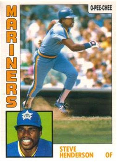 1984 O-Pee-Chee Baseball Cards 274     Steve Henderson